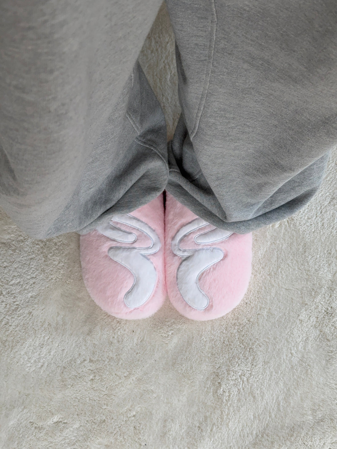 Fluffy Slides Pink
