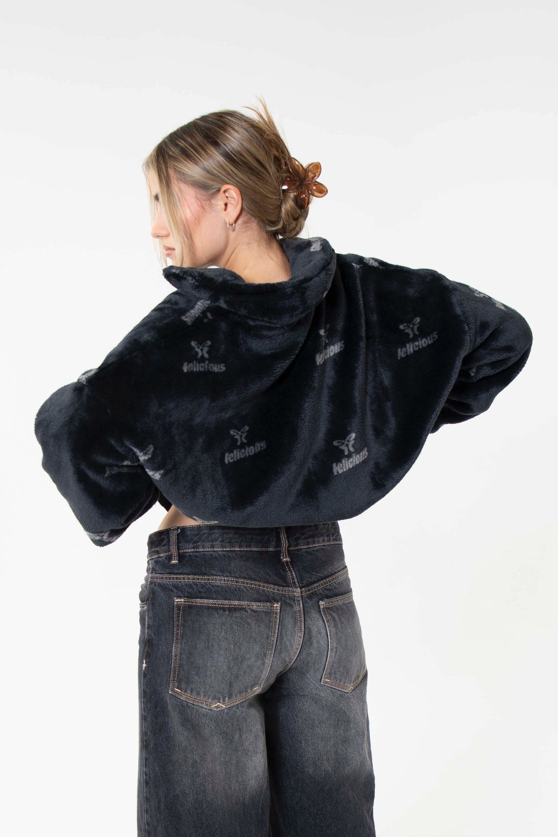 Teddy Jacket All-Over Black