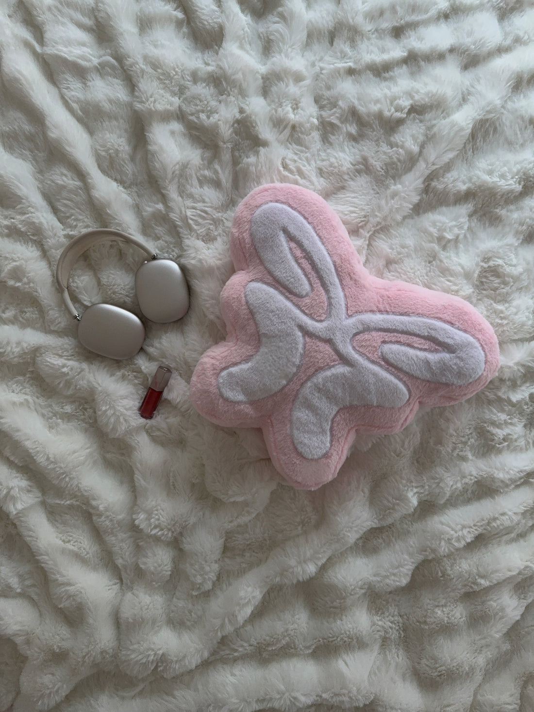 Butterfly Pillow Pink Single