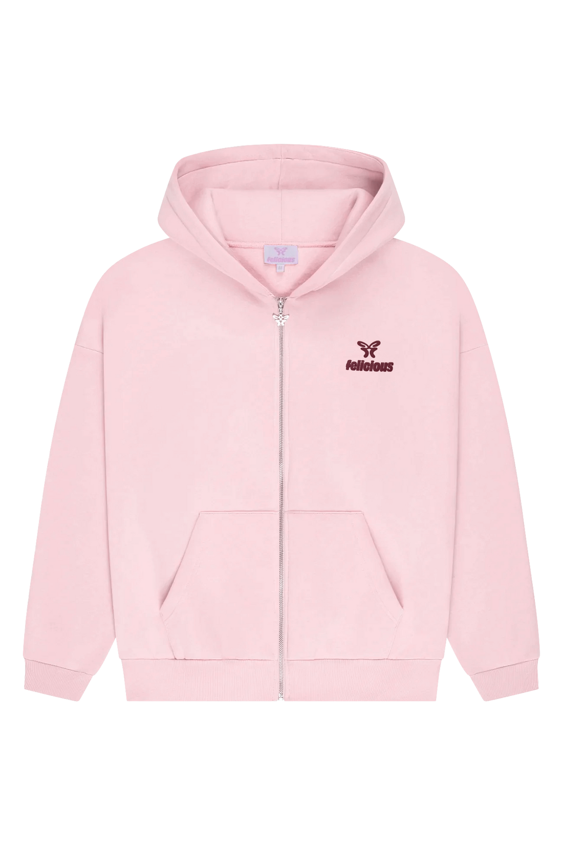 Basic Logo ZIP-Hoodie Blush Pink