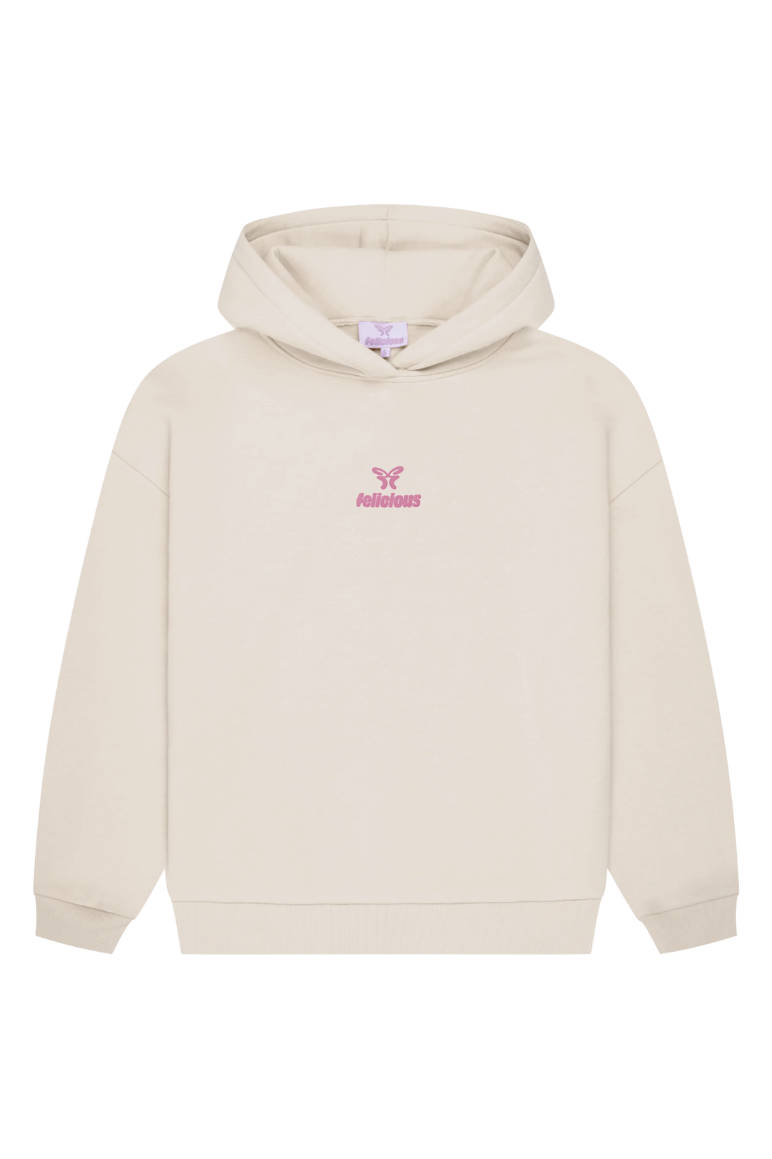 Basic Logo Hoodie Creme
