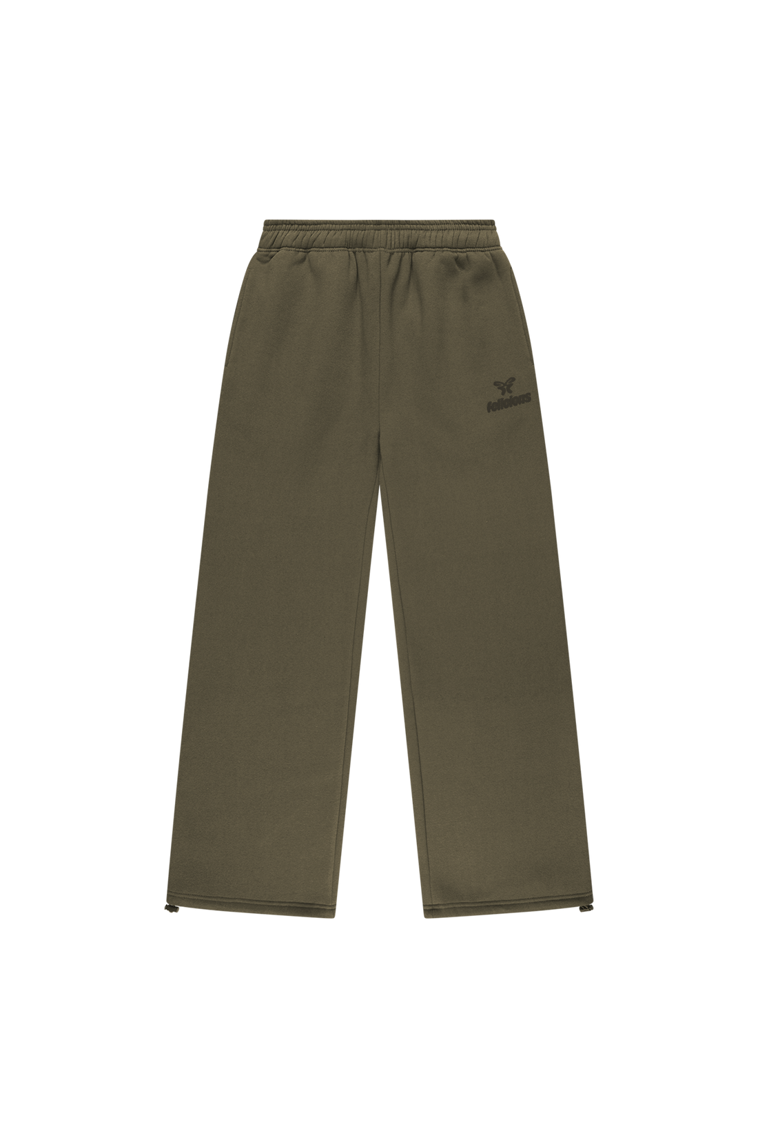 Basic Logo Sweatpants Dusky Green