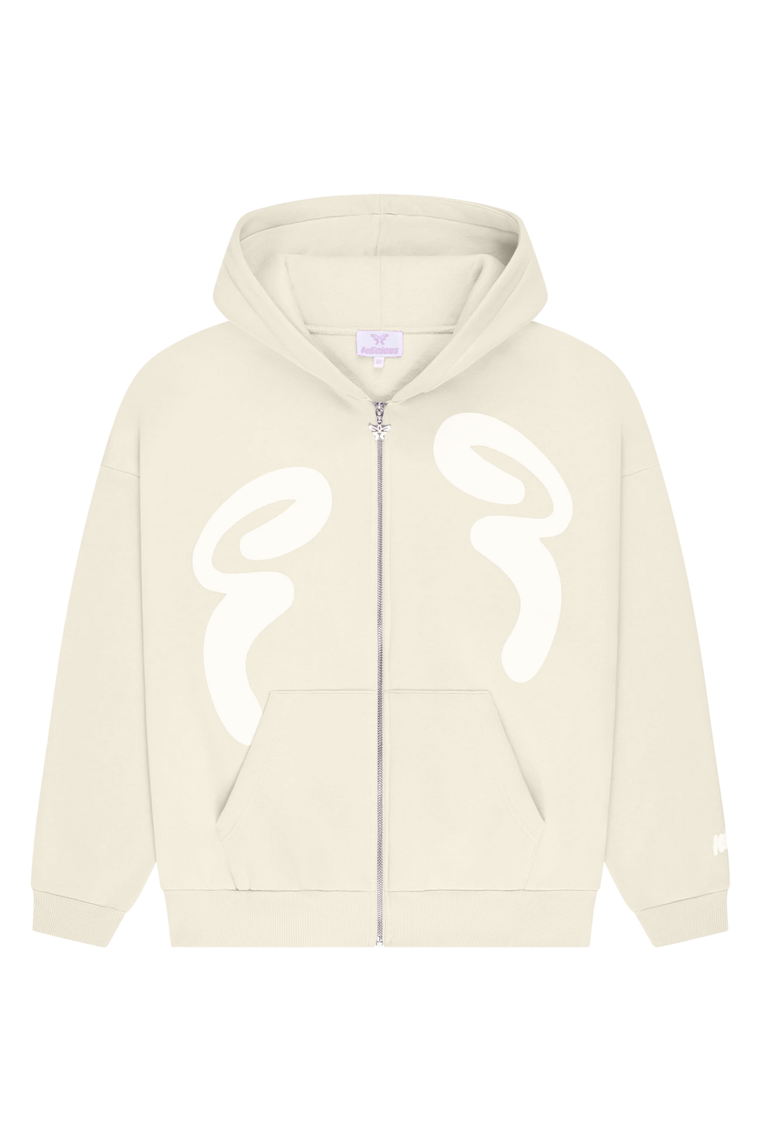 Sweatjacket Butterfly Creme